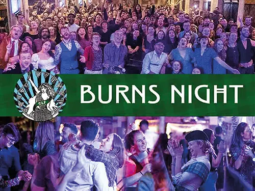 Burns Night Celebrations Minibus Hire