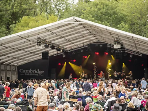 Cambridge Folk Festival Minibus Hire