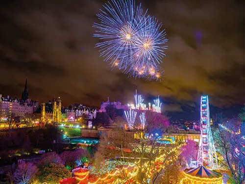 Edinburgh Hogmanay Minibus Hire